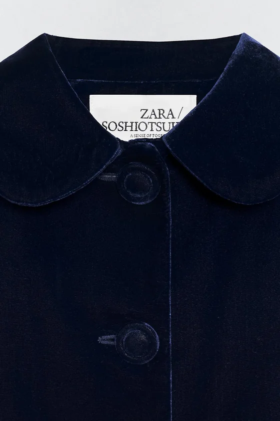 Вельветовый пиджак soshiotsuki x zara