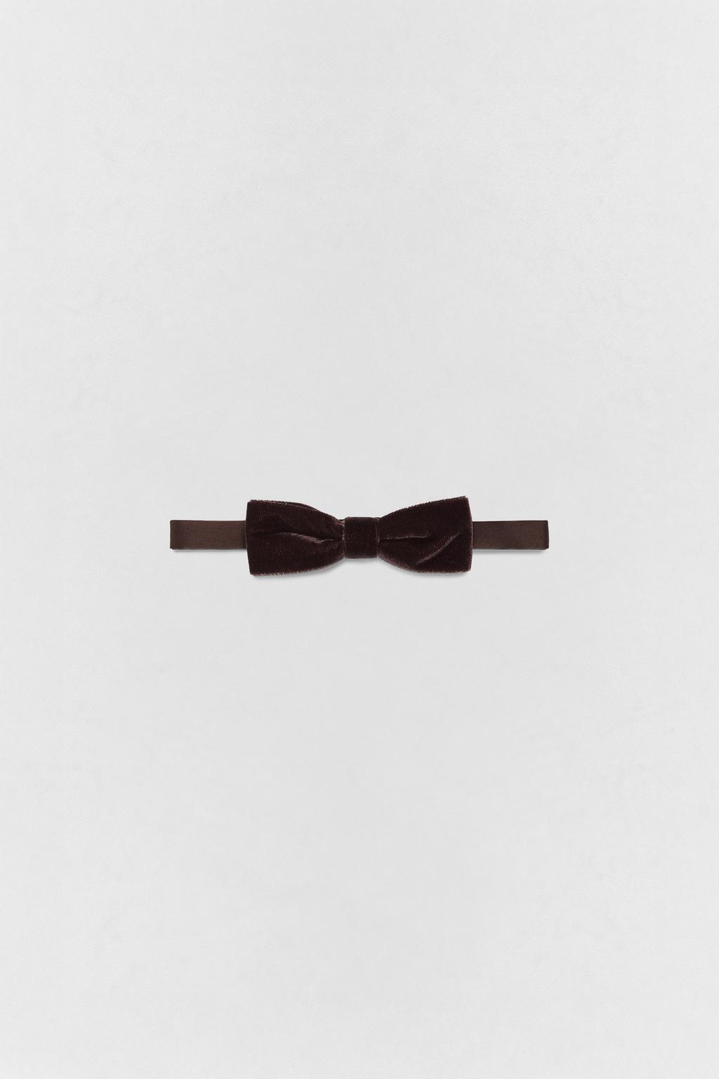 Бархатный галстук-бабочка soshiotsuki x zara