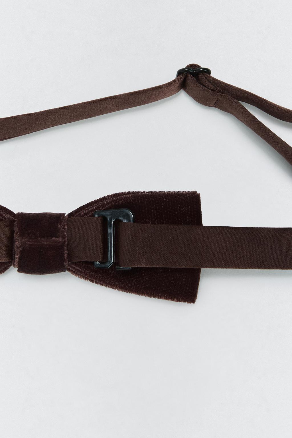 Бархатный галстук-бабочка soshiotsuki x zara