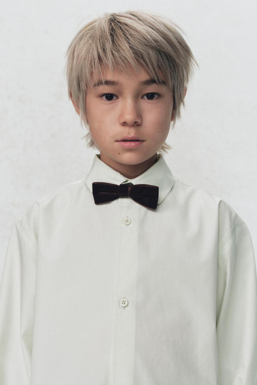 Бархатный галстук-бабочка soshiotsuki x zara