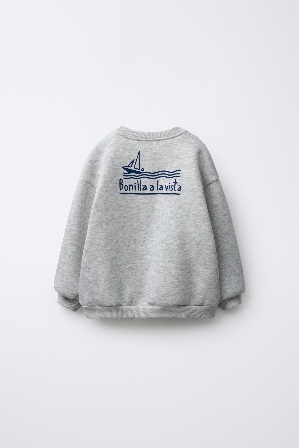 Свитшот с вышивкой bonilla a la vista ® от zara