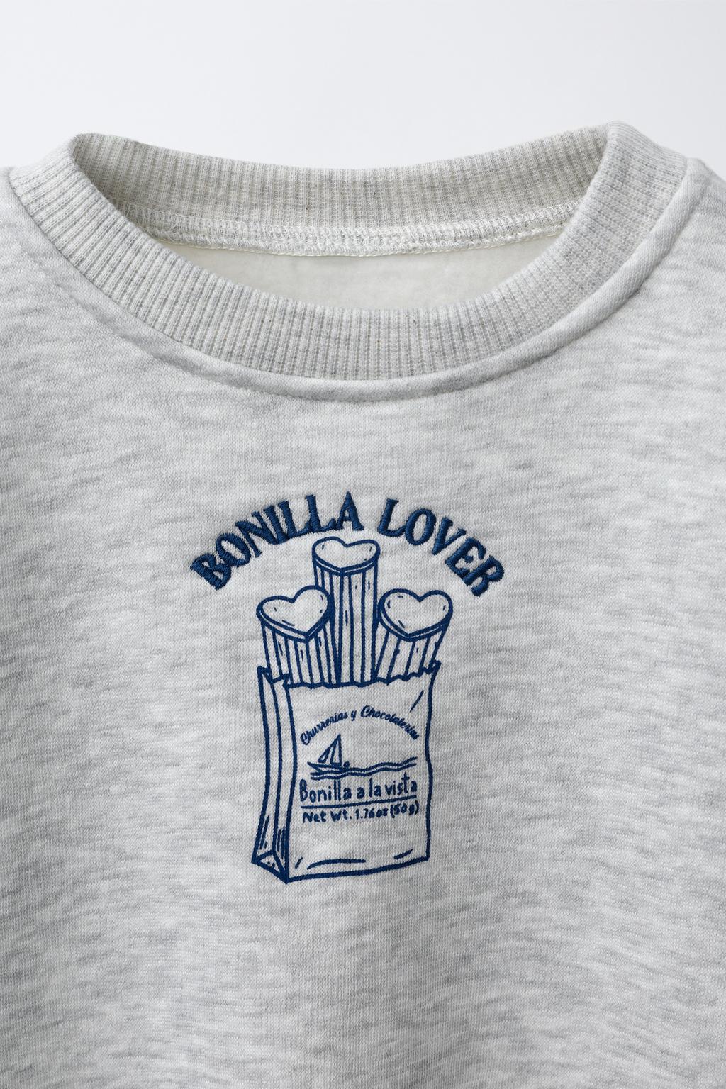 Свитшот с вышивкой bonilla a la vista ® от zara