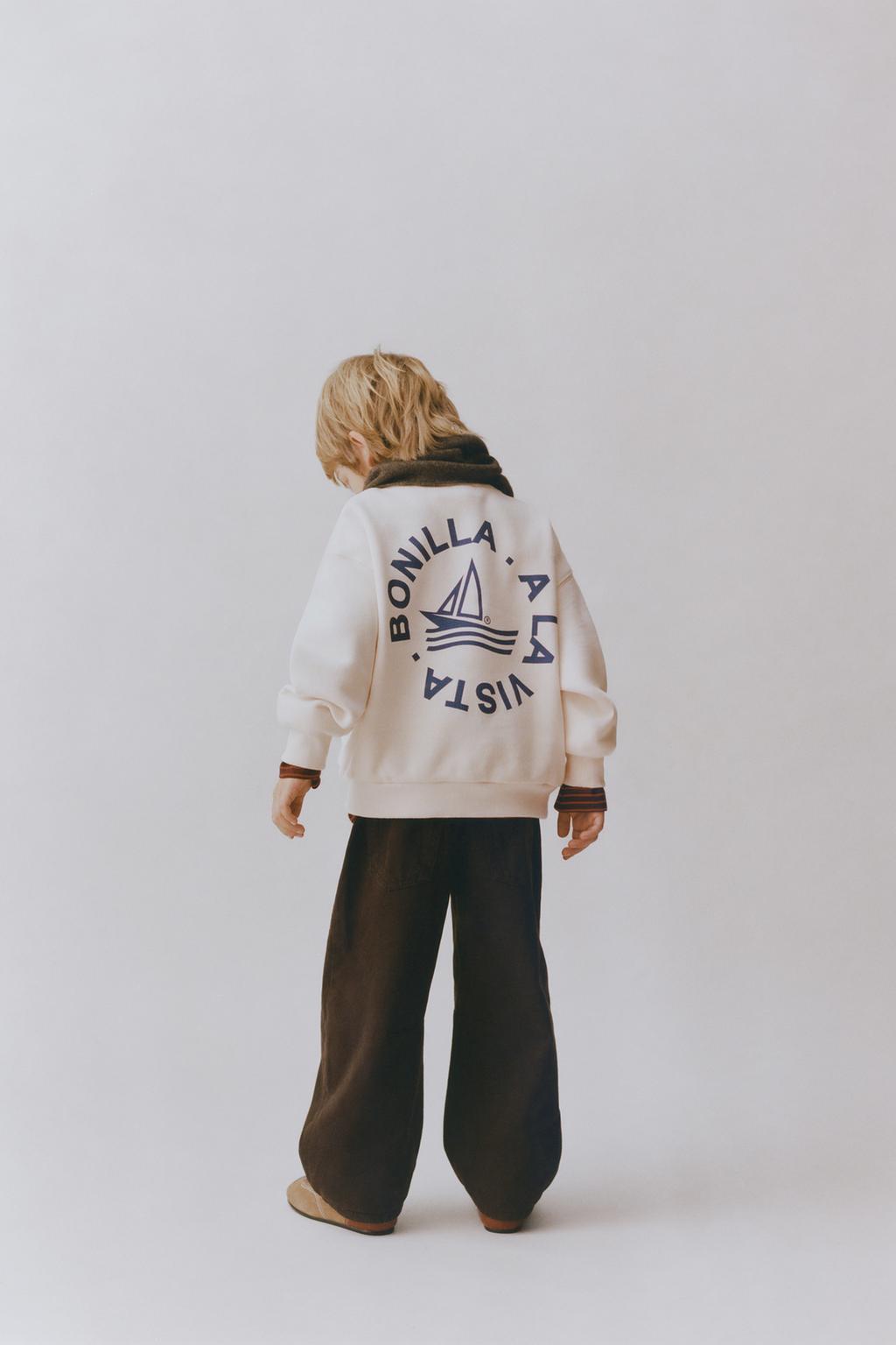 Толстовка с принтом bonilla a la vista ® от zara