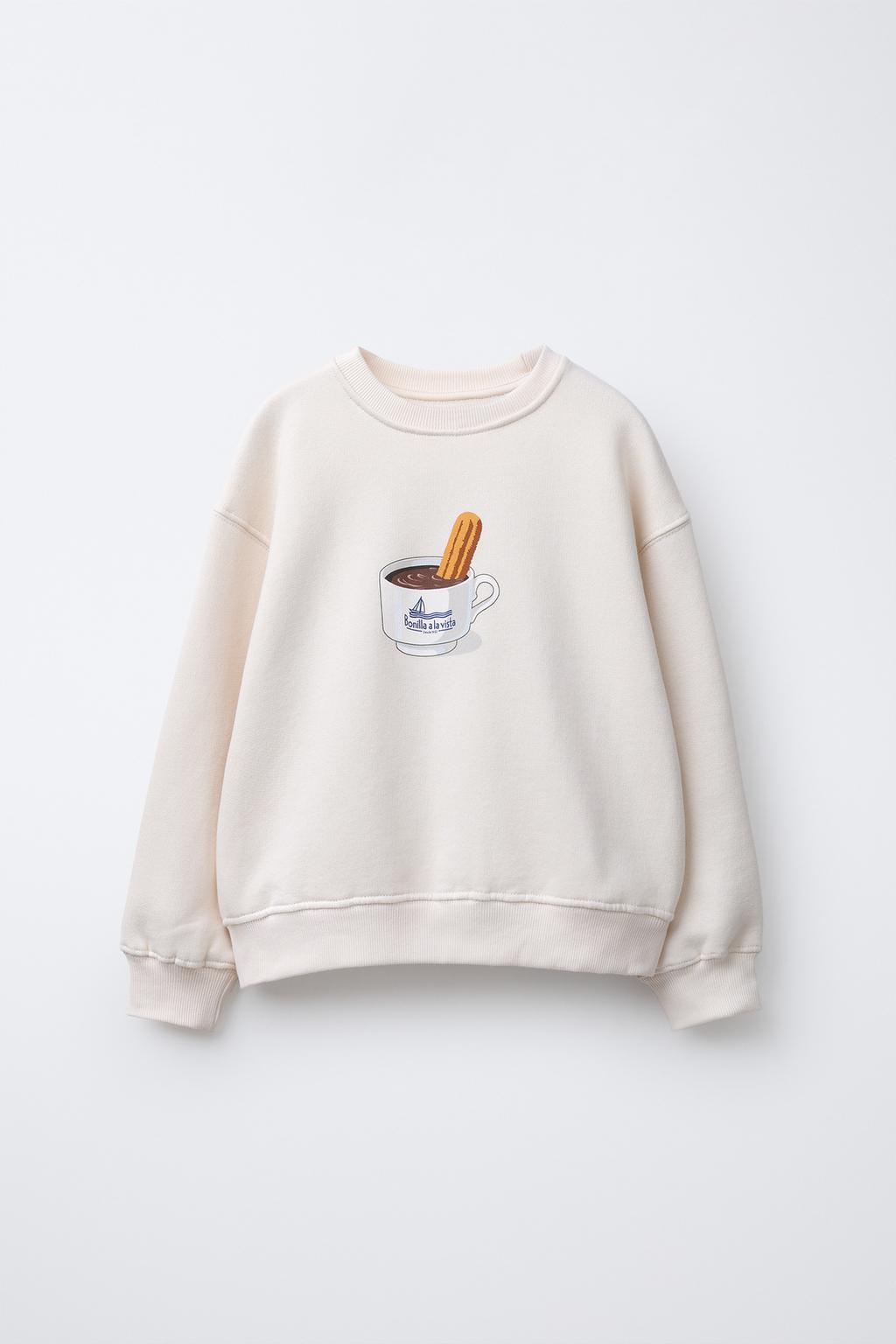 Толстовка с принтом bonilla a la vista ® от zara