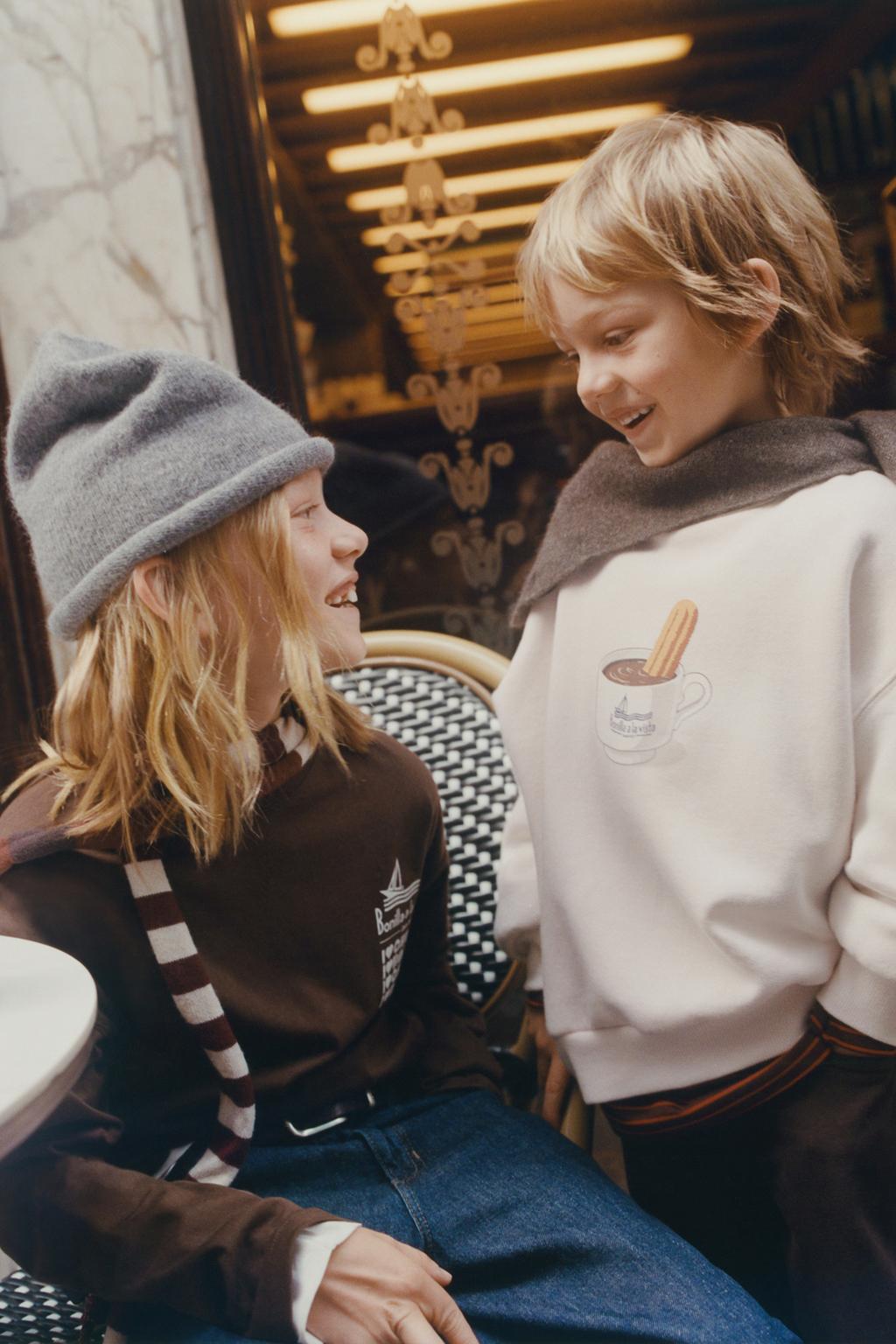 Толстовка с принтом bonilla a la vista ® от zara