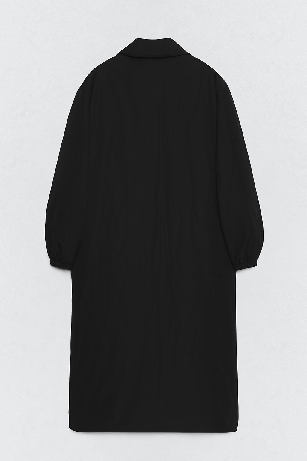 Оверсайз пальто из технического стёганого материала soshiotsuki x zara