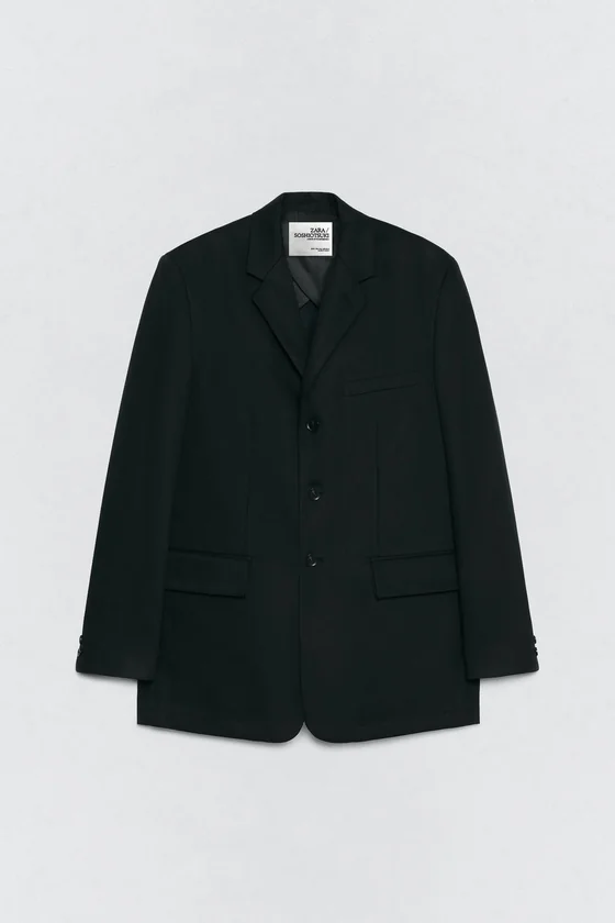 Пиджак свободного кроя из коллекции soshiotsuki x zara