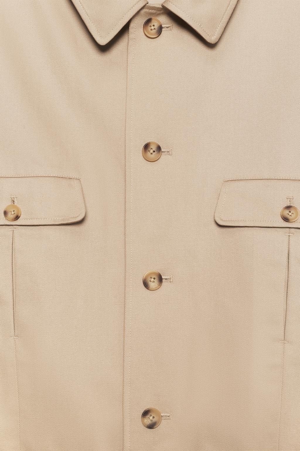 Укороченный пиджак свободного кроя с карманами soshiotsuki x zara