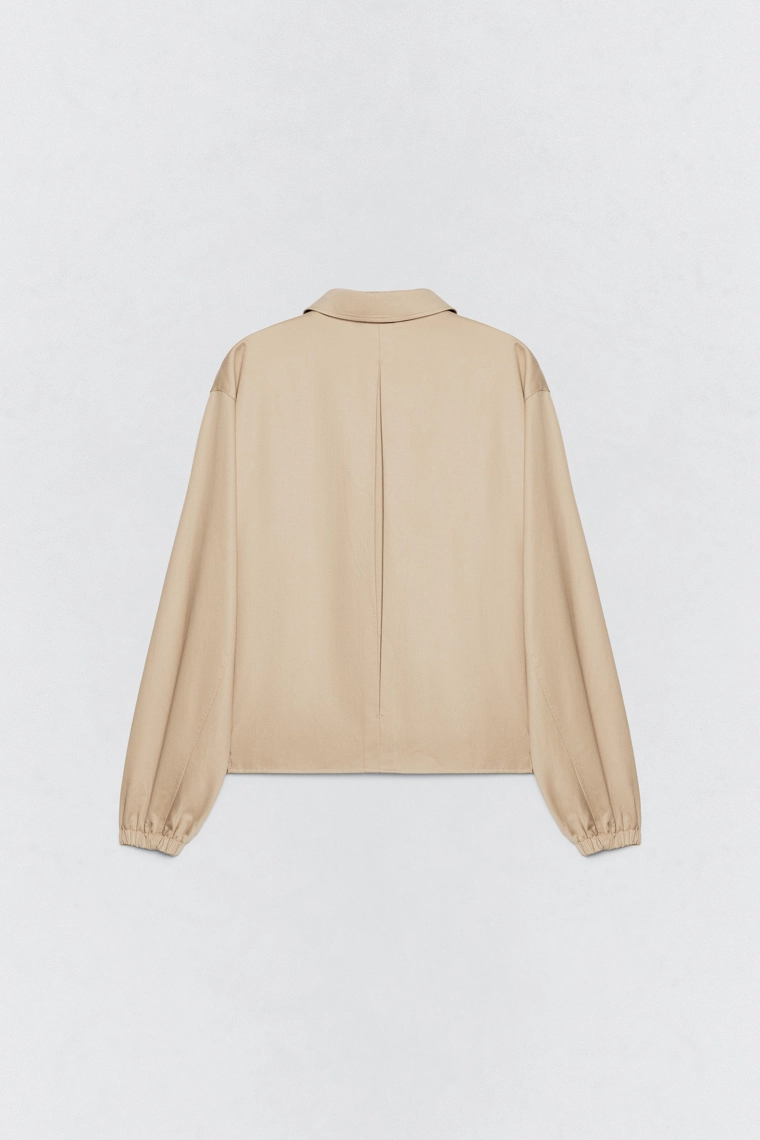 Укороченный пиджак свободного кроя с карманами soshiotsuki x zara