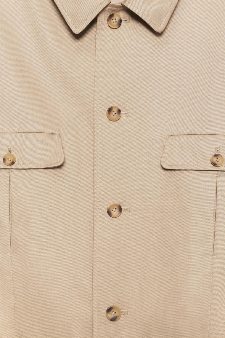 Укороченный пиджак свободного кроя с карманами soshiotsuki x zara