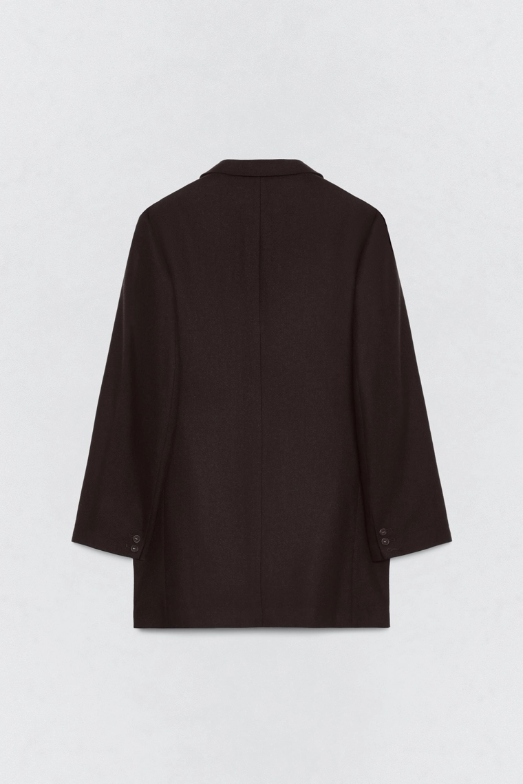 Тейлкоут-пиджак из фланели soshiotsuki x zara