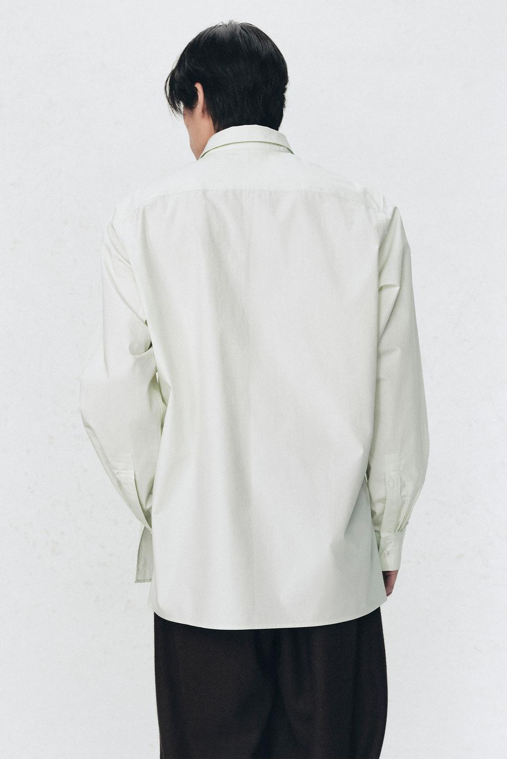 Рубашка с бантом из поплина soshiotsuki x zara