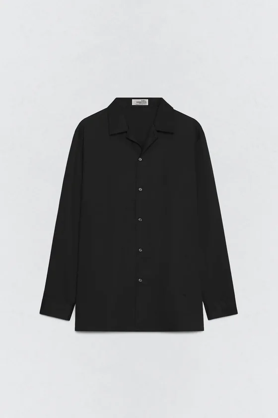 Рубашка из хлопкового поплина свободного кроя soshiotsuki x zara