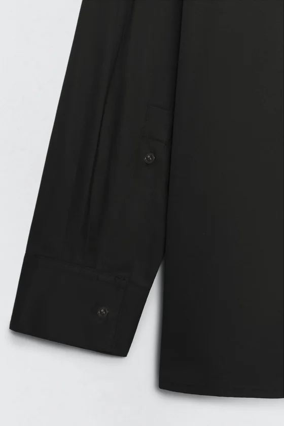 Рубашка из хлопкового поплина свободного кроя soshiotsuki x zara