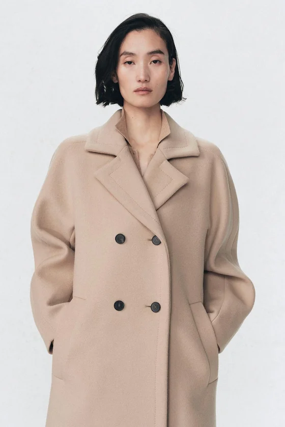 Пальто из шерстяной смеси soshiotsuki x zara