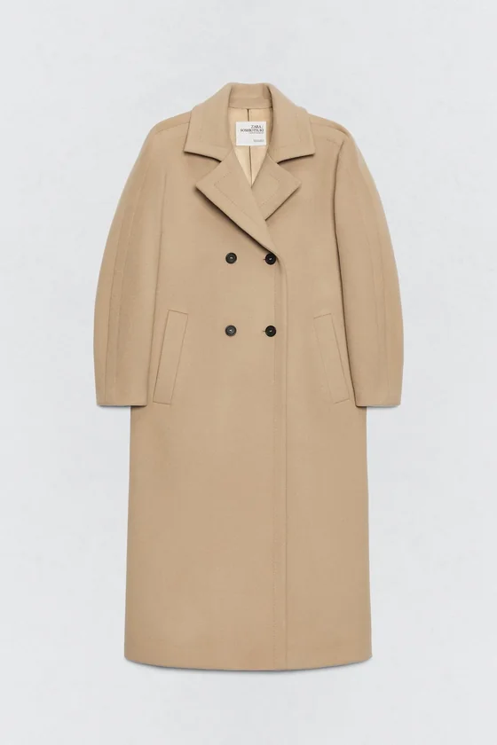 Пальто из шерстяной смеси soshiotsuki x zara