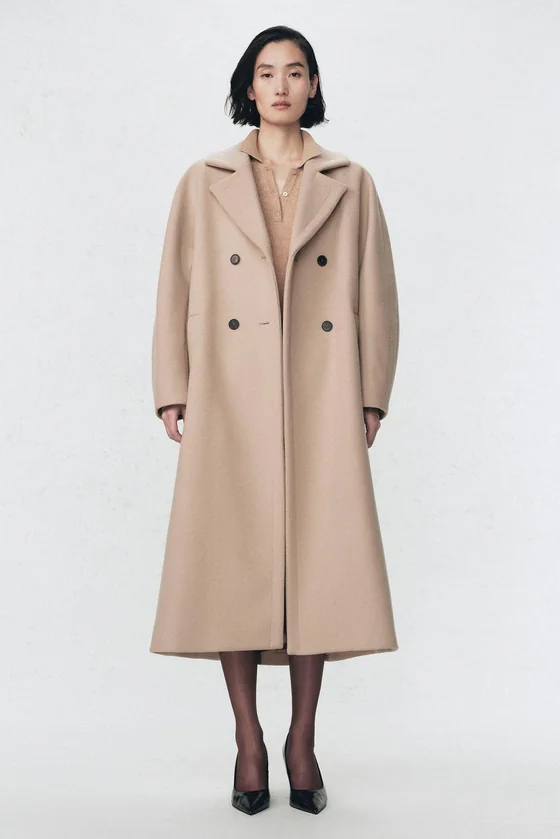 Пальто из шерстяной смеси soshiotsuki x zara
