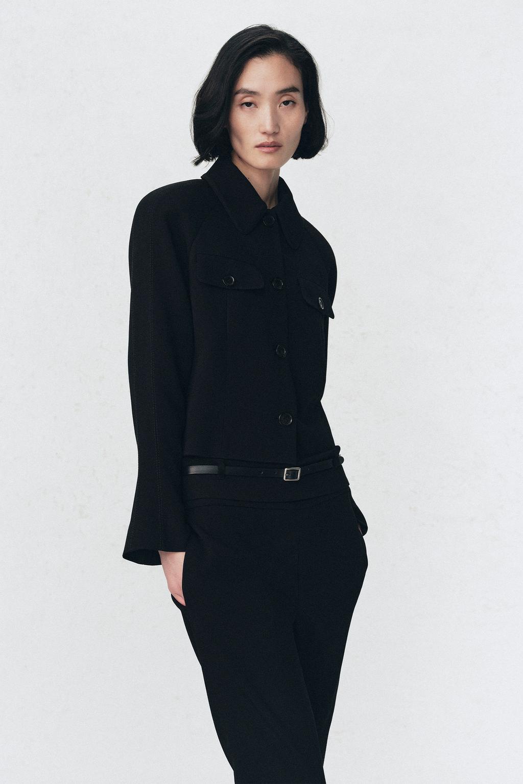 Пиджак с плечевыми накладками soshiotsuki x zara