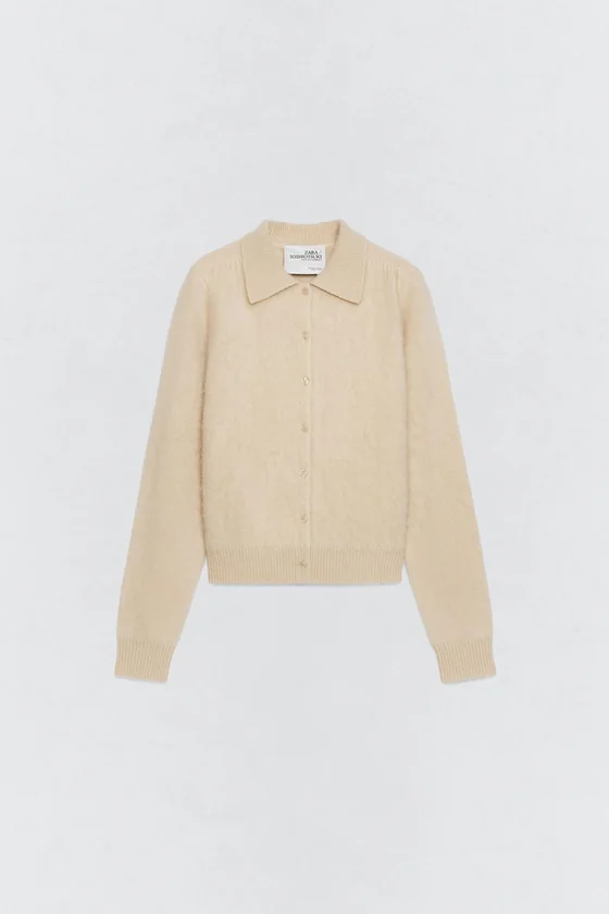 Пиджак с воротником поло из шерсти soshiotsuki x zara