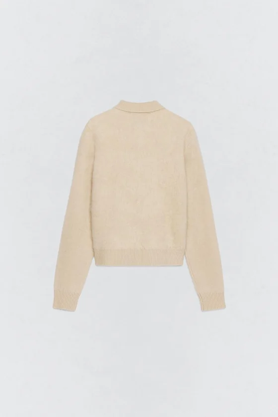 Пиджак с воротником поло из шерсти soshiotsuki x zara