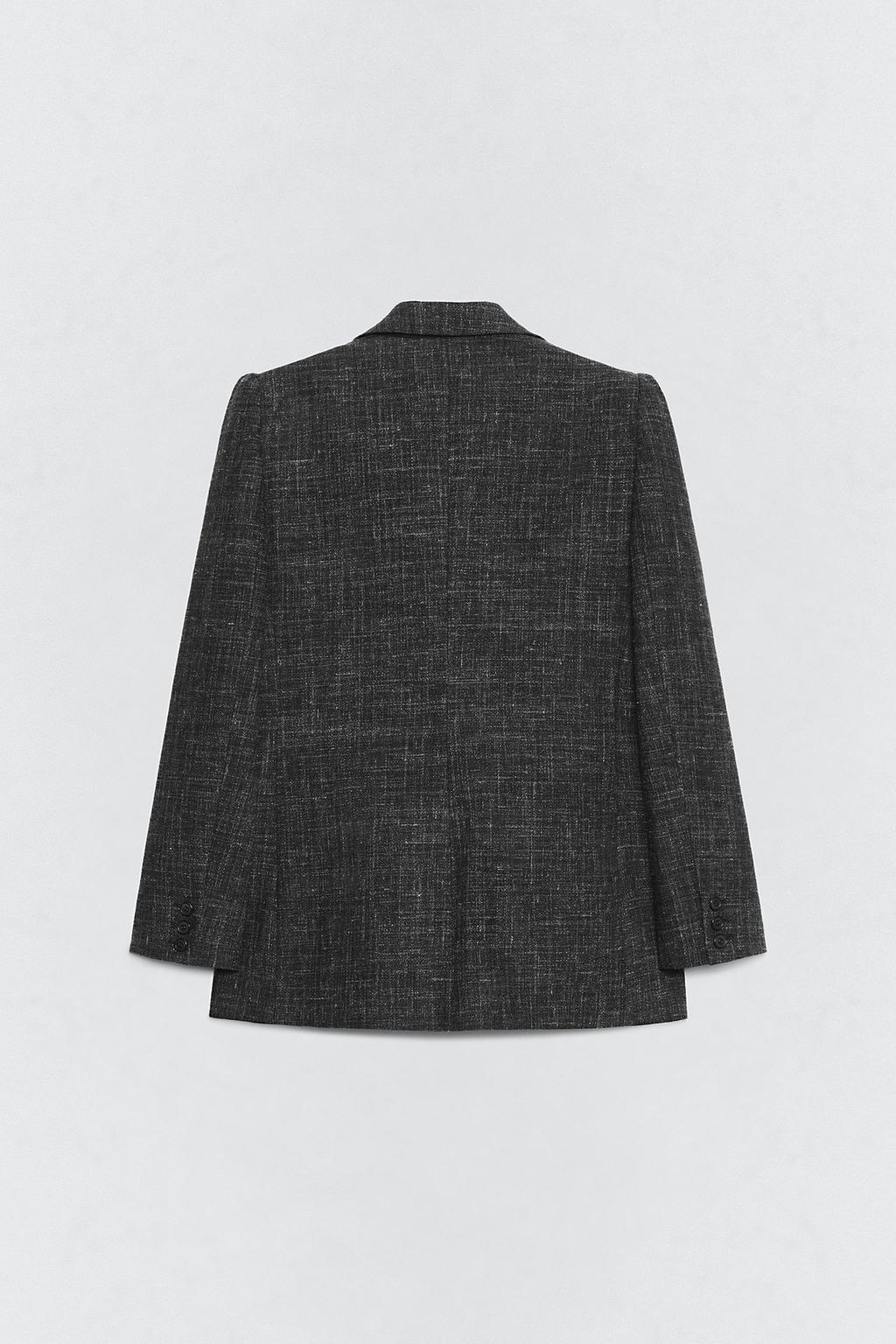 Двубортный пиджак из шерсти soshiotsuki x zara