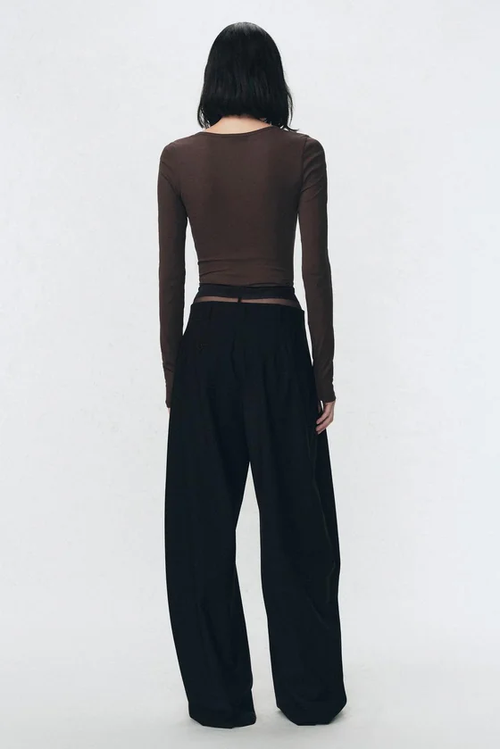 Футболка с воротником хэнли soshiotsuki x zara