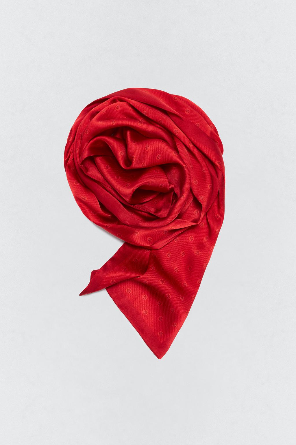 Шелковый платок soshiotsuki x zara