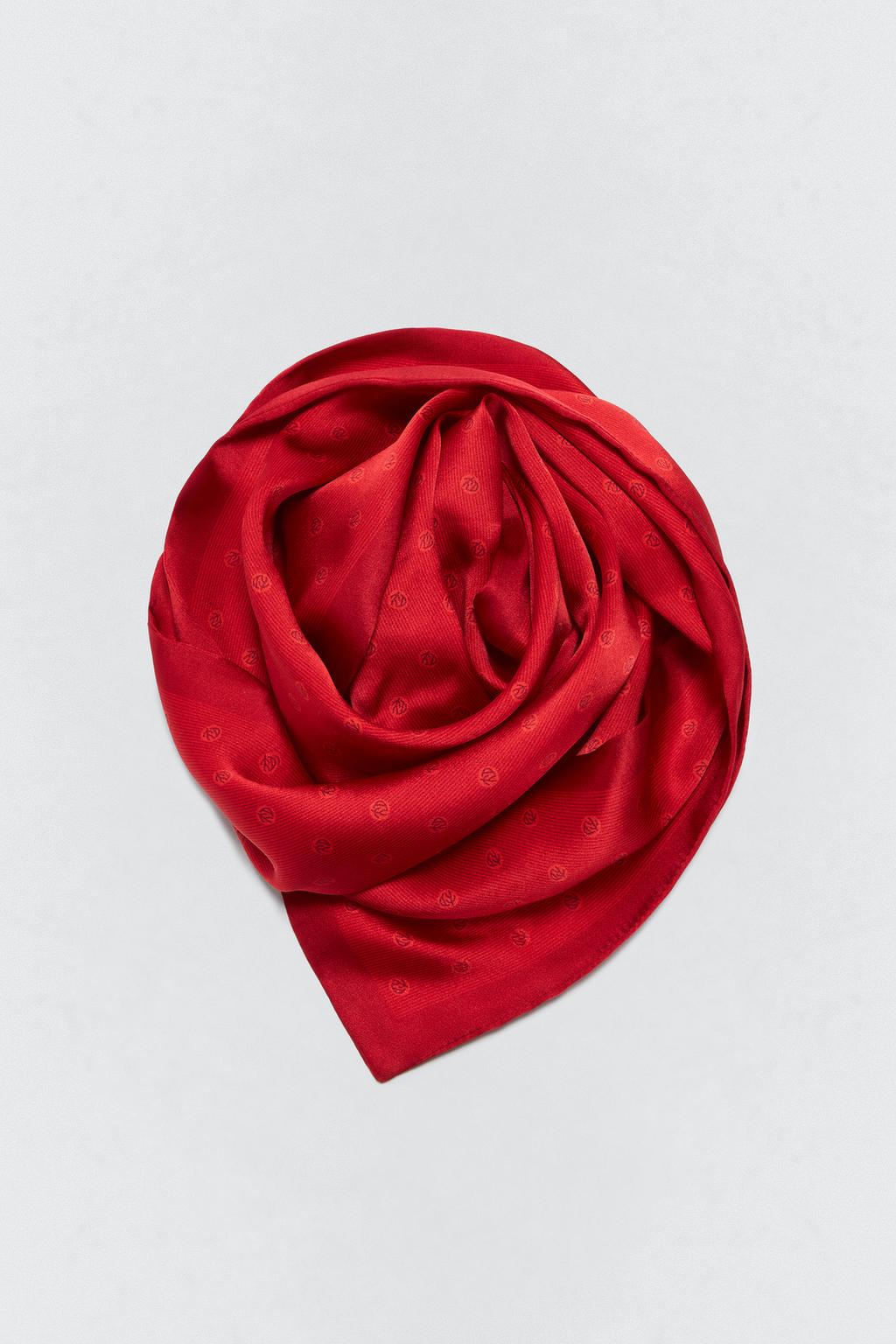 Шелковый платок soshiotsuki x zara