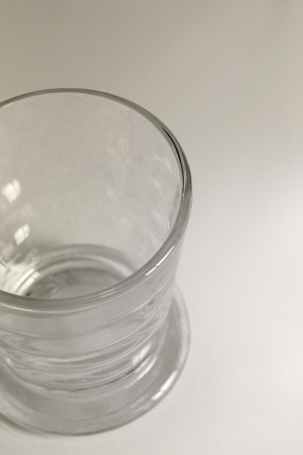 Прозрачная стеклянная чашка для эспрессо