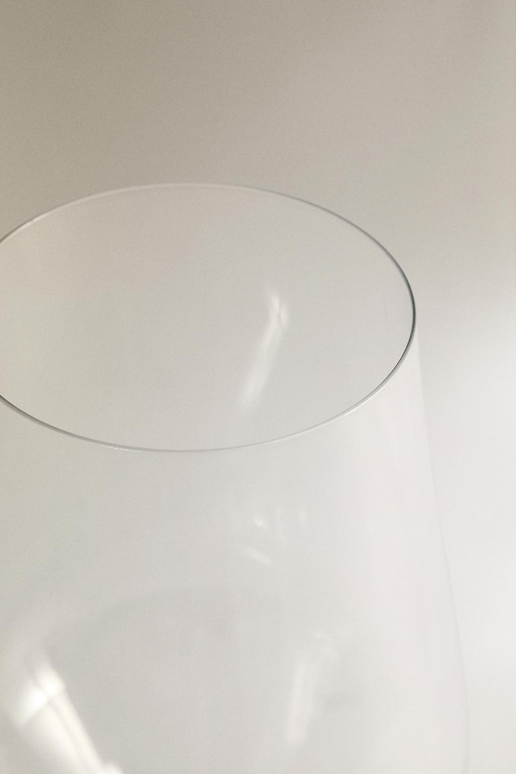 Прозрачное стекло с кристаллическим эффектом