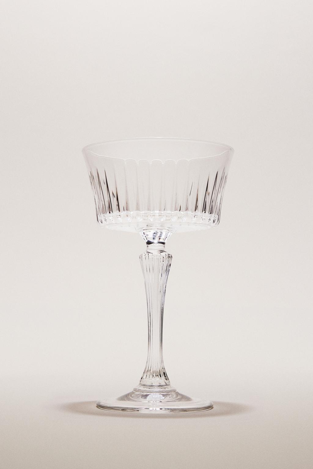 Бокал для игристого вина crystalline со звездчатым узором