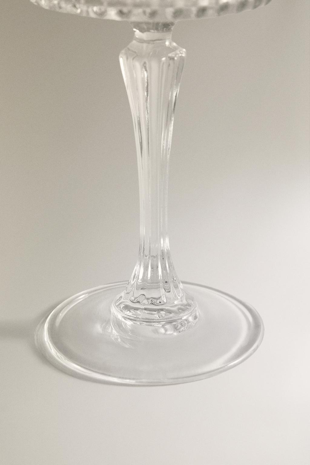 Бокал для игристого вина crystalline со звездчатым узором