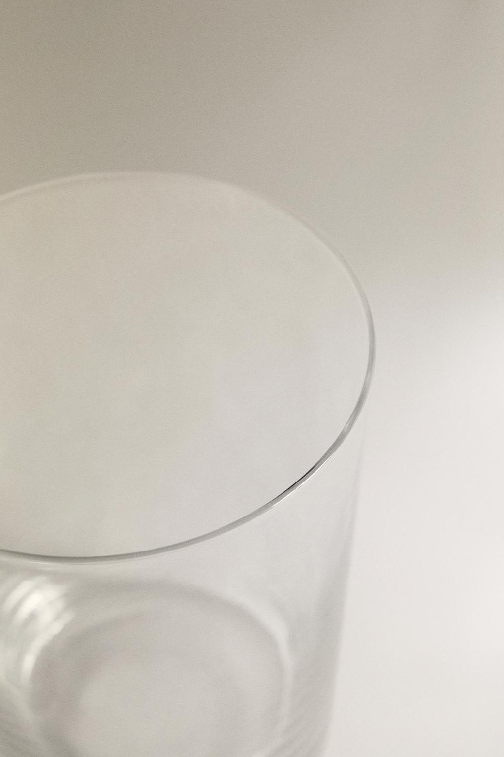 Набор высоких стаканов из стекла (набор из 4 штук)