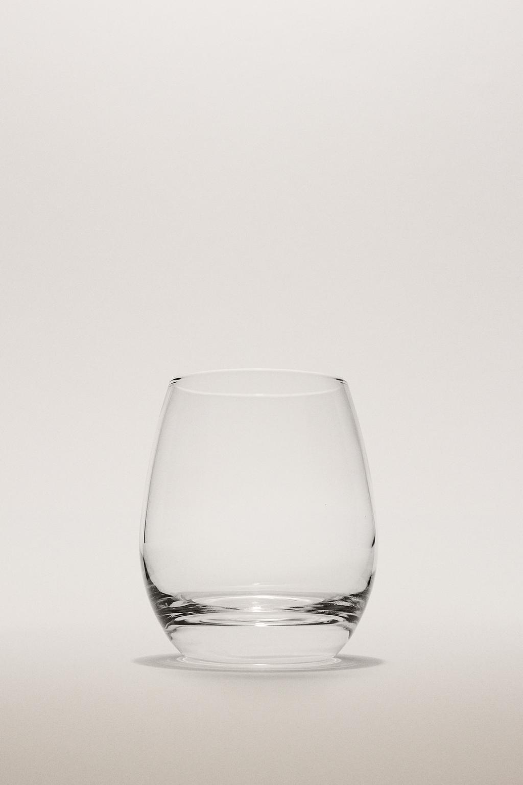 Набор округлых стаканов из стекла (набор из 3 шт.)