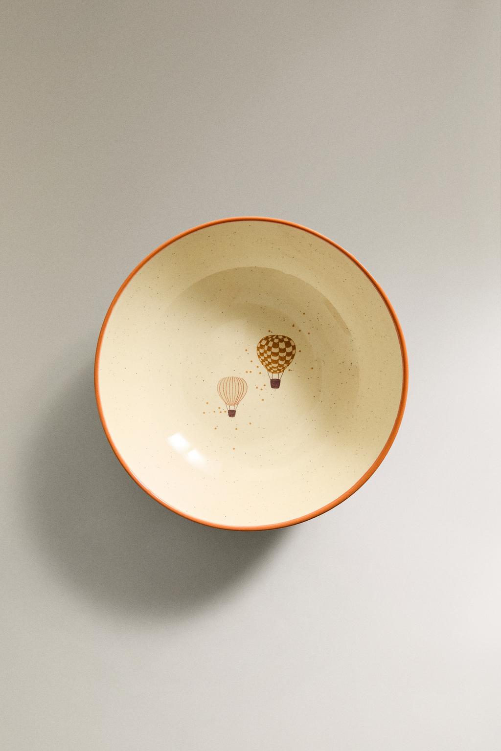 Детская керамическая чаша в форме воздушного шара