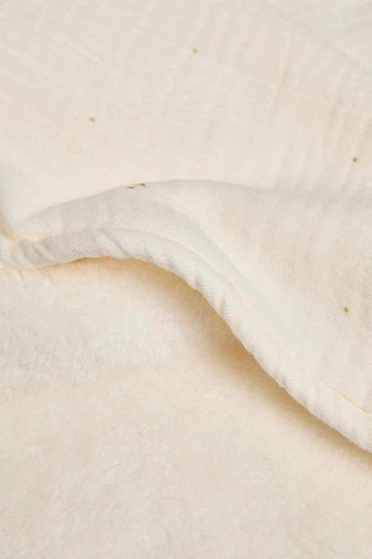 Детский цветочный муслиновый плед