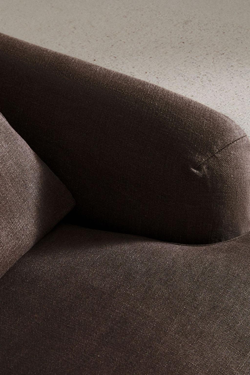 Кресло 01 с чехлом из льна