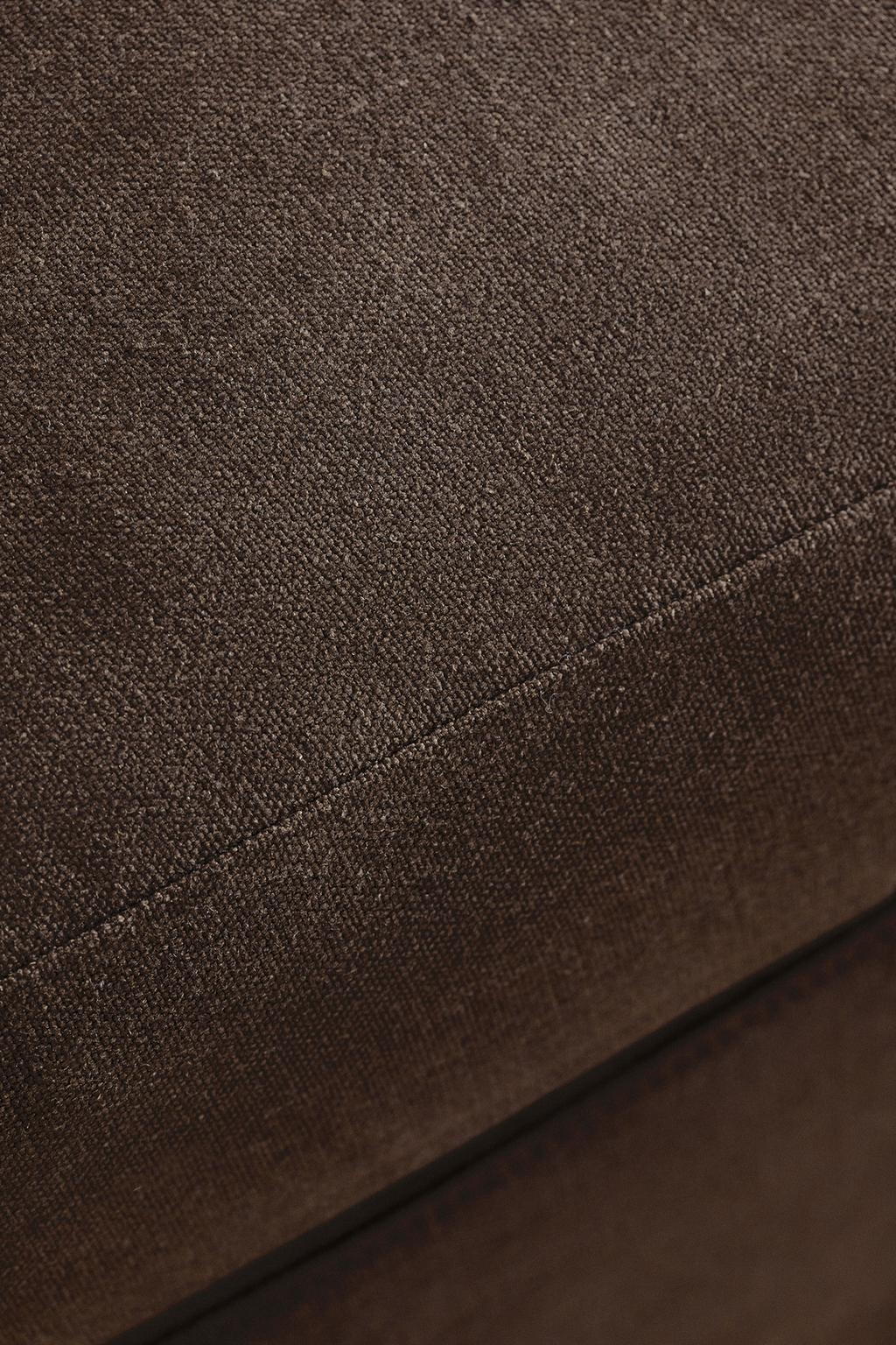 Пуф 01 с чехлом из льна