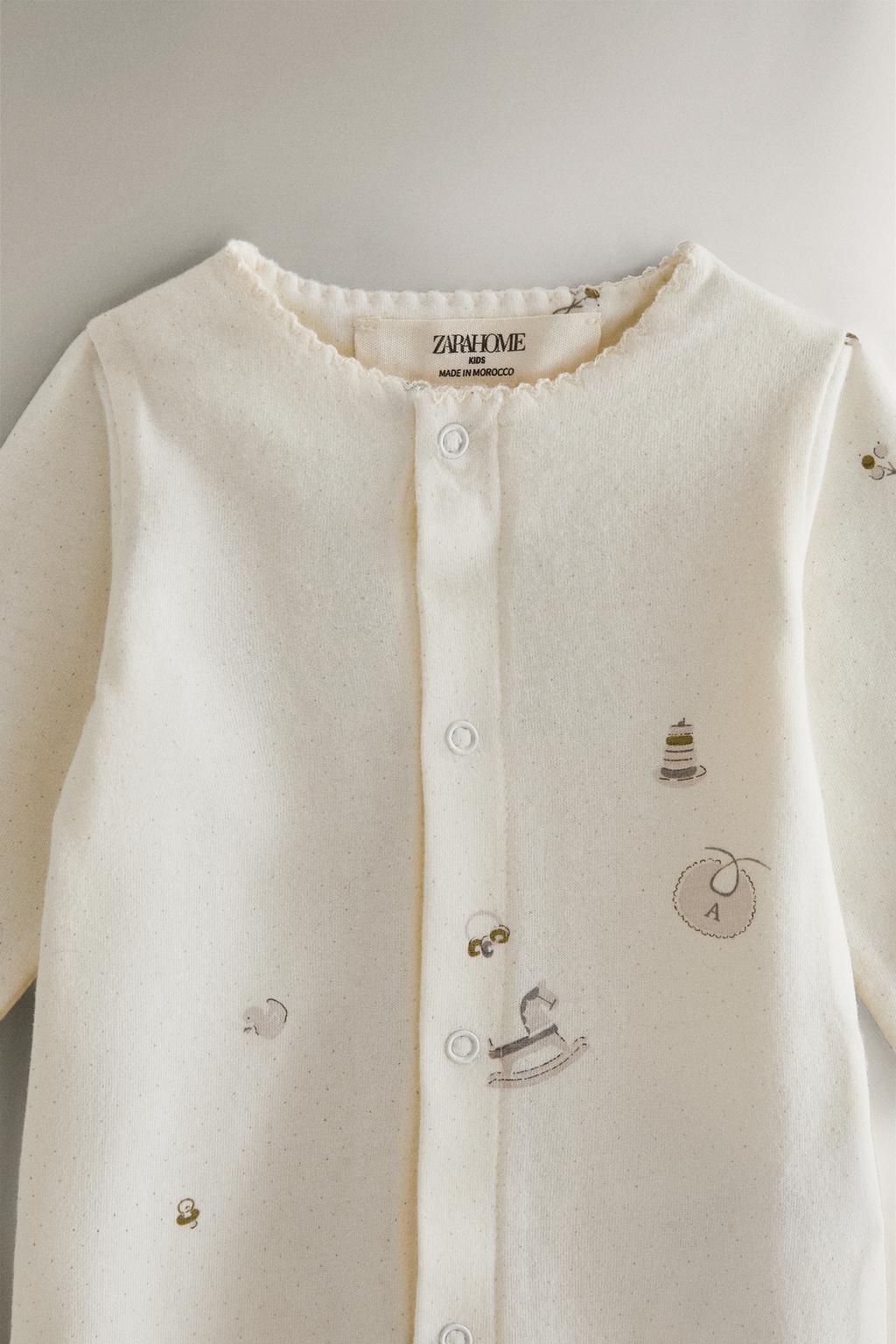 Комплект для младенцев с принтом