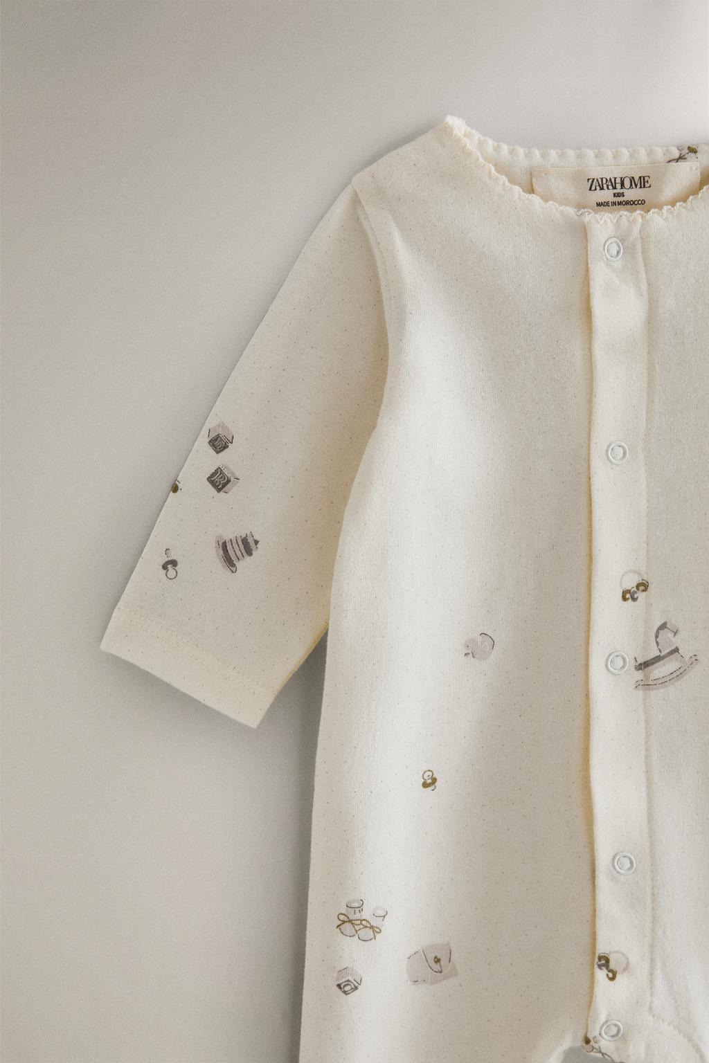 Комплект для младенцев с принтом