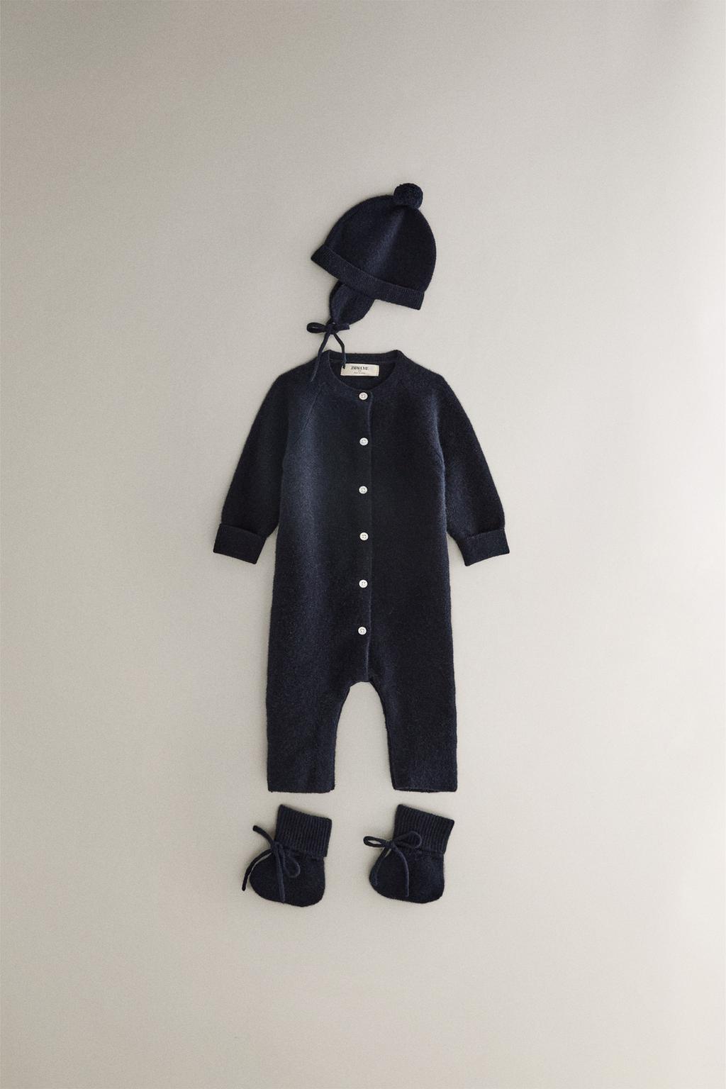 Шапка из кашемира для младенцев