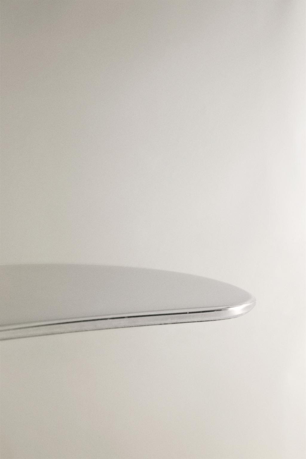 Металлический массажер для лица гуа ша