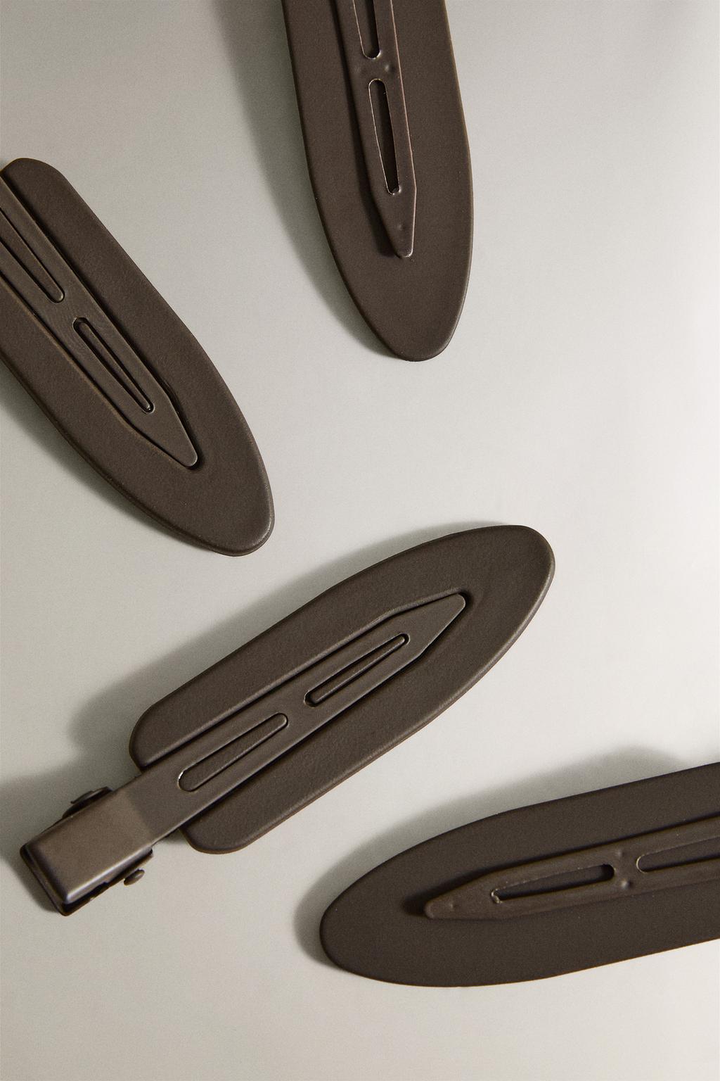 Набор плоских заколок для волос (набор из 4 штук)