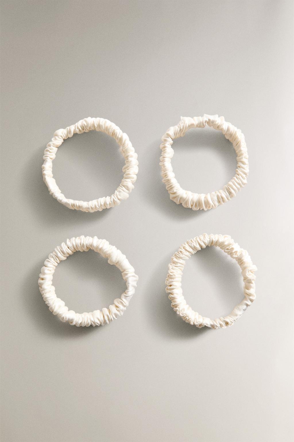 Мягкая резинка для волос из тонкого шелка мульберри