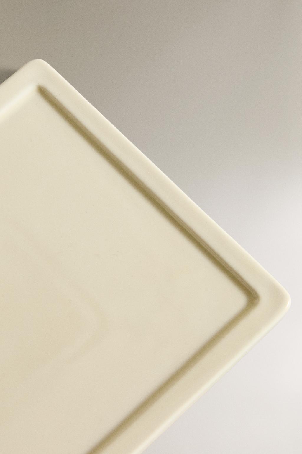 Прямоугольная керамическая поднос для ванной