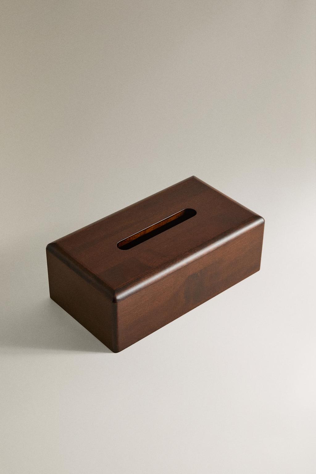 Деревянная коробка для салфеток