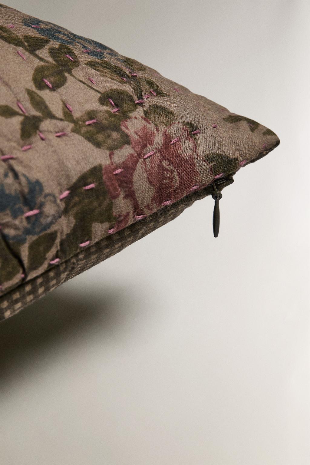Обратимая наволочка с цветочным принтом для одеял