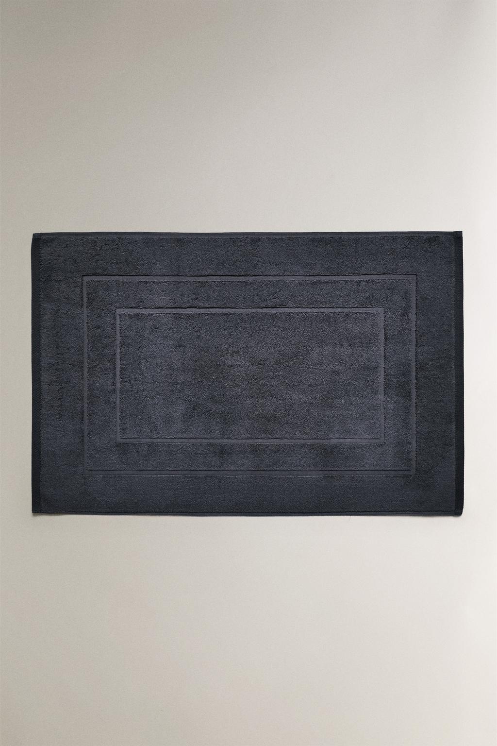 Хлопковый ванночный коврик противоскользящий