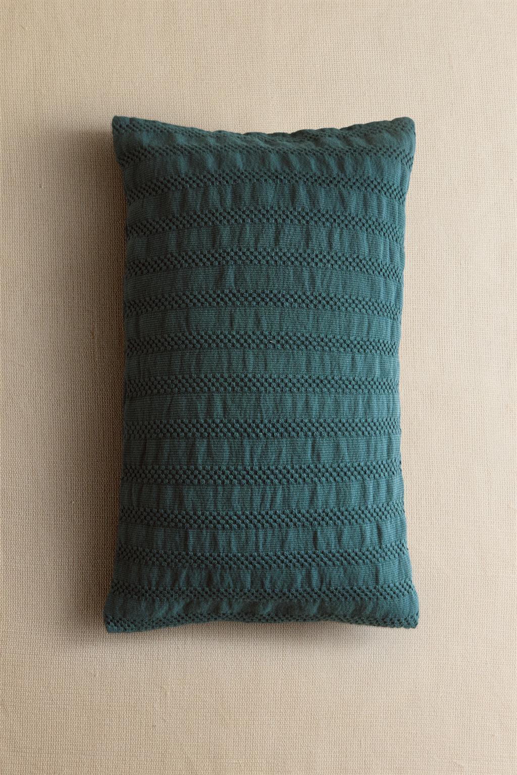 Детский чехол для подушки с полосатым текстурным узором