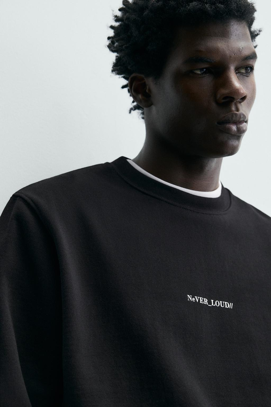 ТОЛСТОВКА КЛАССИЧЕСКОГО КРОЯ С ПРИНТОМ